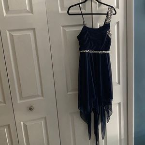Navy blue formal dress